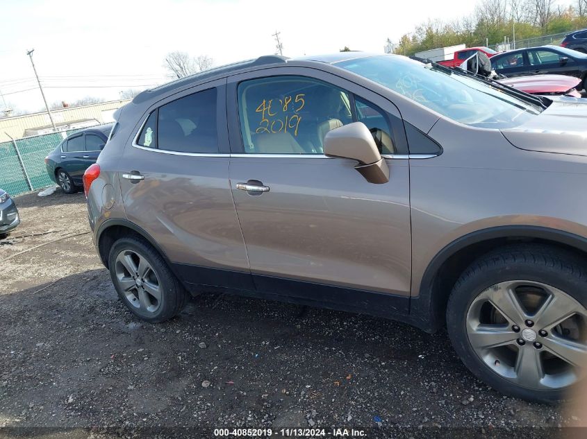 2013 Buick Encore Leather VIN: KL4CJGSB7DB168207 Lot: 40852019