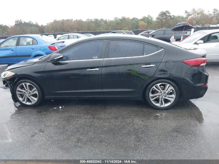 2017 Hyundai Elantra Limited VIN: 5NPD84LFXHH106794 Lot: 40852043