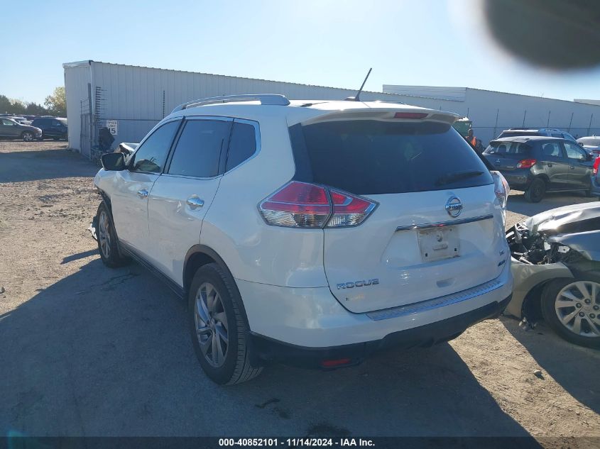 VIN 5N1AT2MT3EC839279 2014 Nissan Rogue, SL no.3