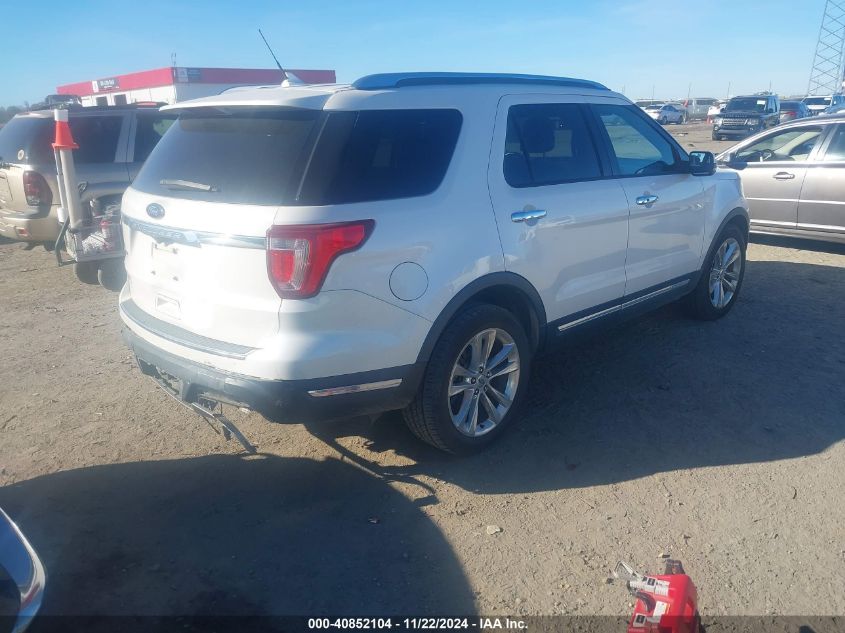 VIN 1FM5K7F89KGA39696 2019 Ford Explorer, Limited no.4