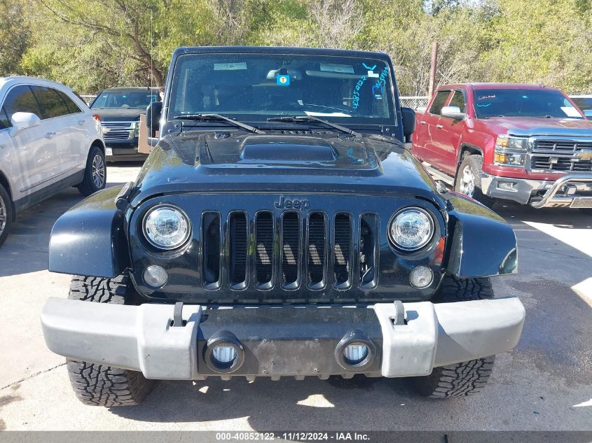 2017 Jeep Wrangler Unlimited Smoky Mountain 4X4 VIN: 1C4BJWEG1HL687661 Lot: 40852122