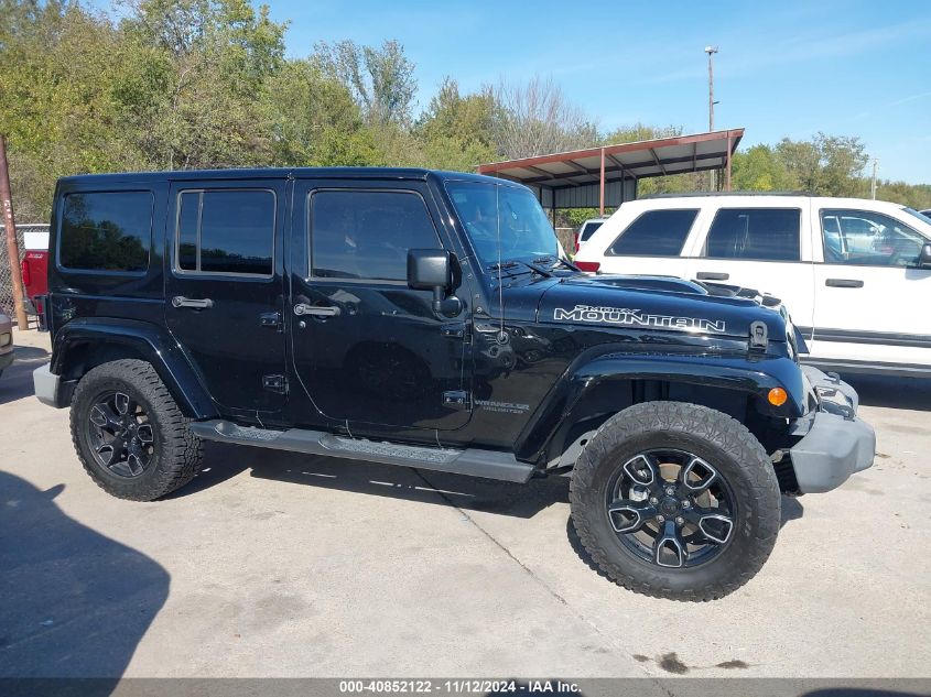 2017 Jeep Wrangler Unlimited Smoky Mountain 4X4 VIN: 1C4BJWEG1HL687661 Lot: 40852122