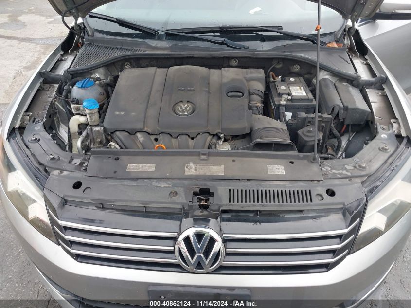 2013 VOLKSWAGEN PASSAT 2.5L SE - 1VWBP7A31DC006073