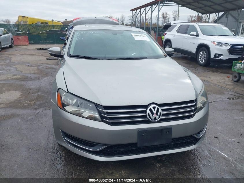 2013 Volkswagen Passat 2.5L Se VIN: 1VWBP7A31DC006073 Lot: 40852124