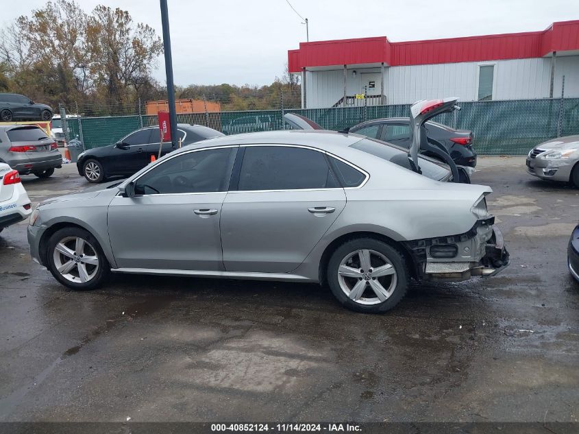 2013 Volkswagen Passat 2.5L Se VIN: 1VWBP7A31DC006073 Lot: 40852124