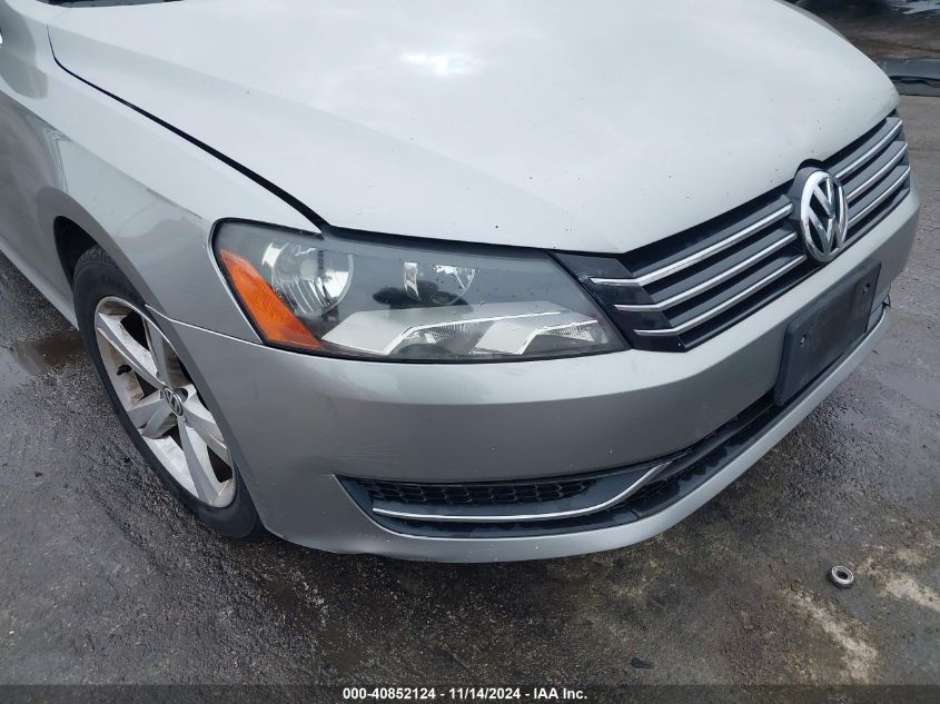 2013 VOLKSWAGEN PASSAT 2.5L SE - 1VWBP7A31DC006073