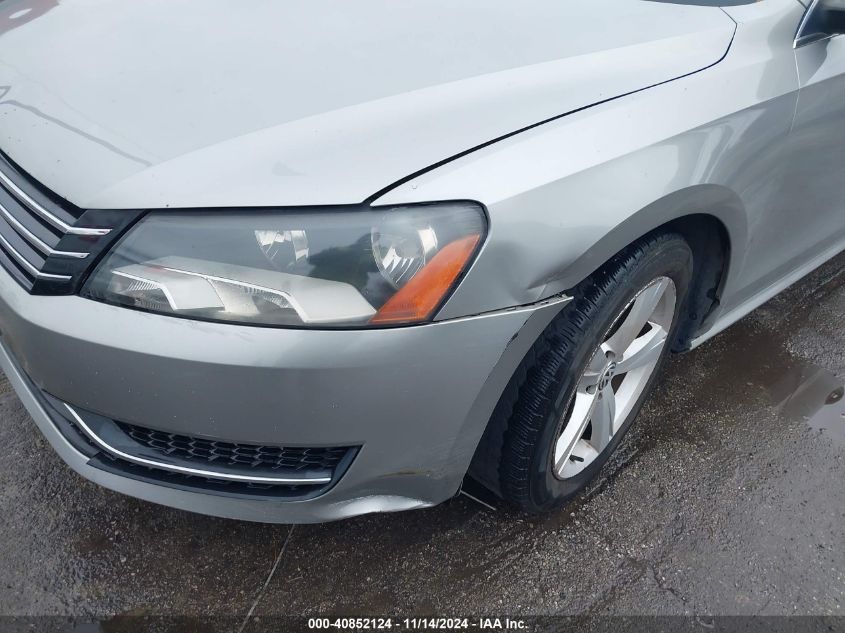 2013 VOLKSWAGEN PASSAT 2.5L SE - 1VWBP7A31DC006073