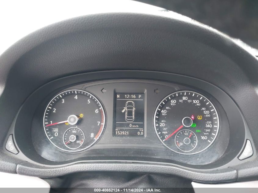 2013 VOLKSWAGEN PASSAT 2.5L SE - 1VWBP7A31DC006073