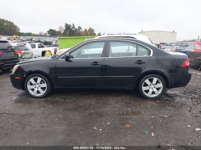 2006 Kia Optima Ex (New)/Lx (New) VIN: KNAGE123265050257 Lot: 40852138