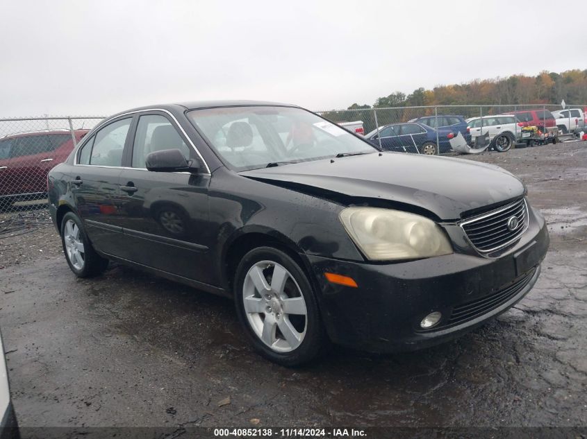 2006 Kia Optima Ex (New)/Lx (New) VIN: KNAGE123265050257 Lot: 40852138