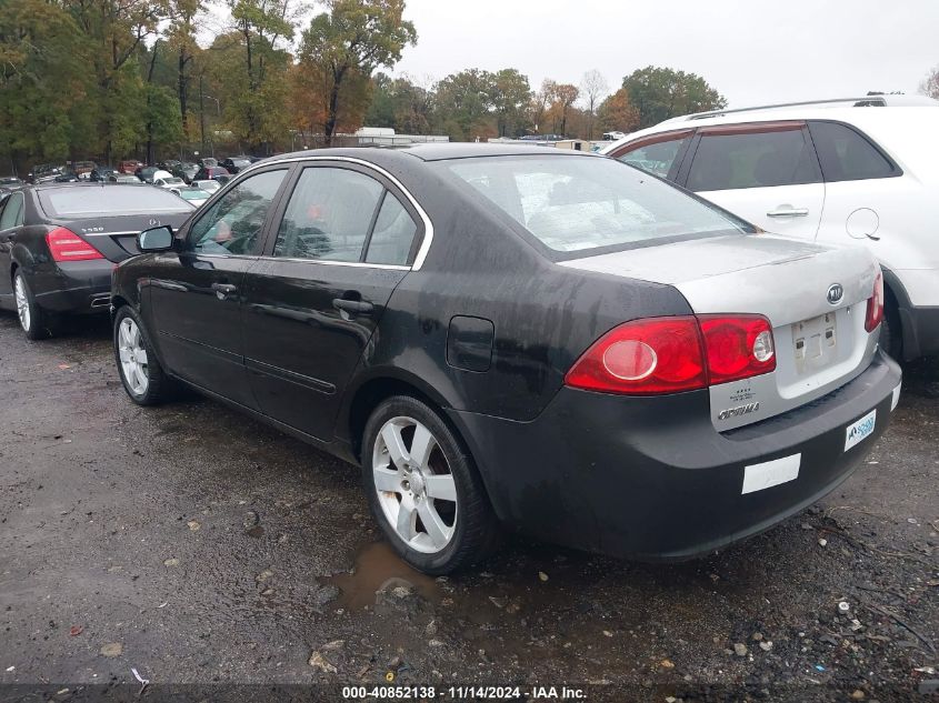 2006 Kia Optima Ex (New)/Lx (New) VIN: KNAGE123265050257 Lot: 40852138