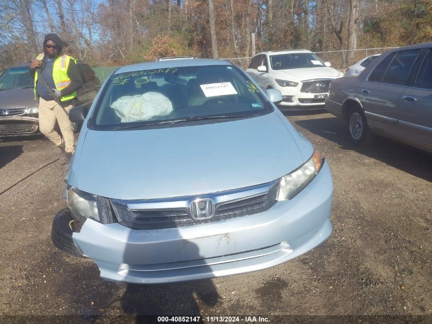 2012 Honda Civic Lx VIN: 19XFB2F59CE303213 Lot: 40852147