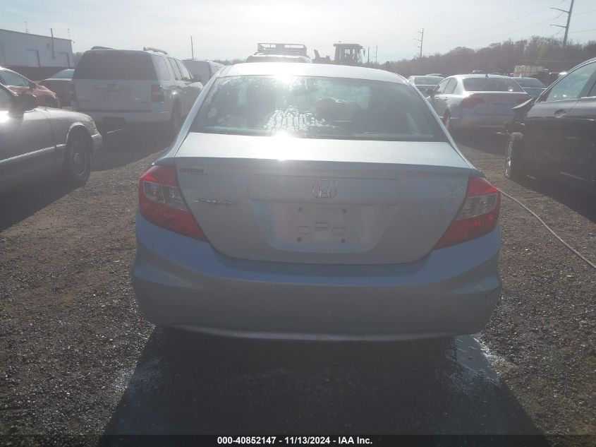 2012 Honda Civic Lx VIN: 19XFB2F59CE303213 Lot: 40852147