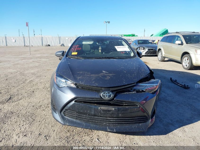 2018 Toyota Corolla Le VIN: 5YFBURHE4JP826911 Lot: 40852153