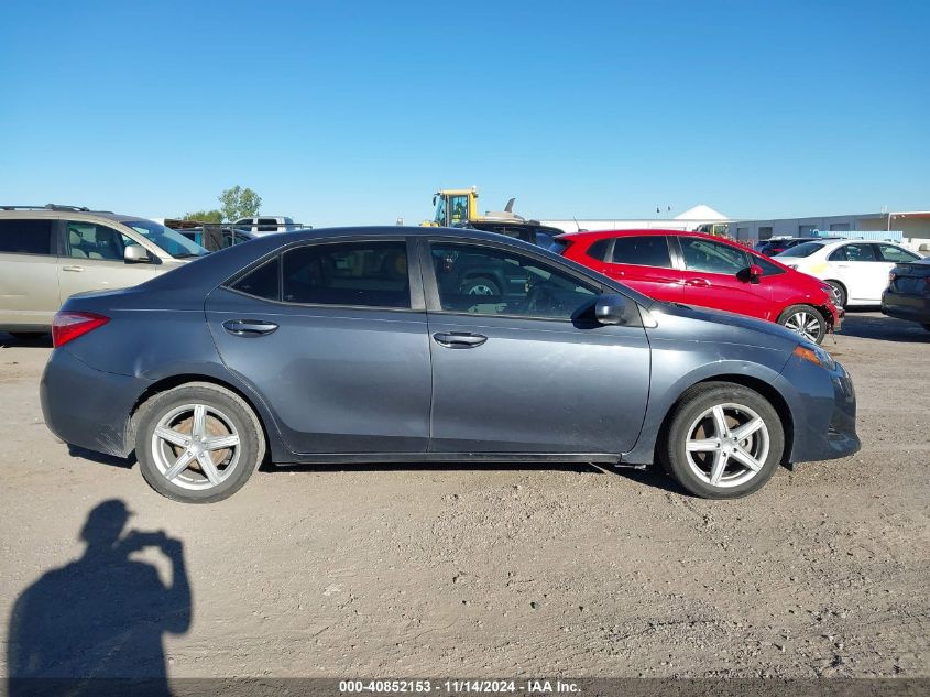 2018 Toyota Corolla Le VIN: 5YFBURHE4JP826911 Lot: 40852153