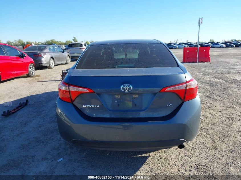 2018 Toyota Corolla Le VIN: 5YFBURHE4JP826911 Lot: 40852153