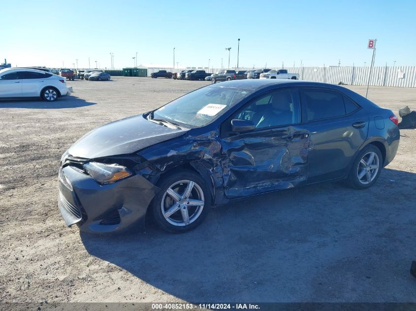 2018 Toyota Corolla Le VIN: 5YFBURHE4JP826911 Lot: 40852153