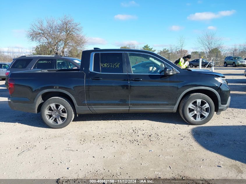 2019 Honda Ridgeline Rtl VIN: 5FPYK3F51KB001056 Lot: 40852158