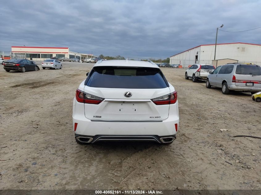 2016 Lexus Rx 350 F Sport VIN: 2T2BZMCA7GC005315 Lot: 40852161