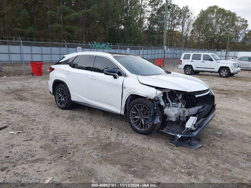 VIN 2T2BZMCA7GC005315 2016 Lexus RX, 350 F Sport no.1