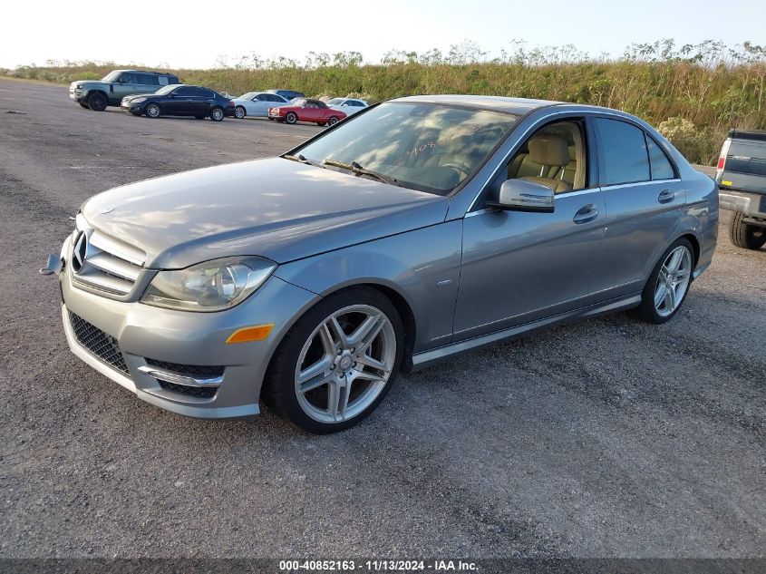 2012 Mercedes-Benz C 250 Luxury/Sport VIN: WDDGF4HB9CA624622 Lot: 40852163