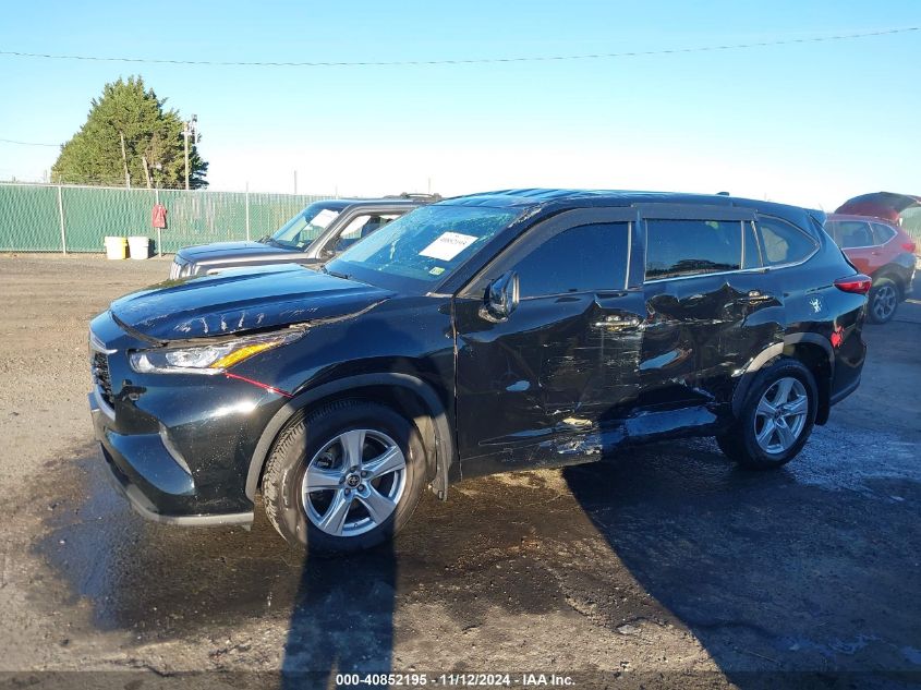 2020 Toyota Highlander L VIN: 5TDCZRBH5LS505009 Lot: 40852195