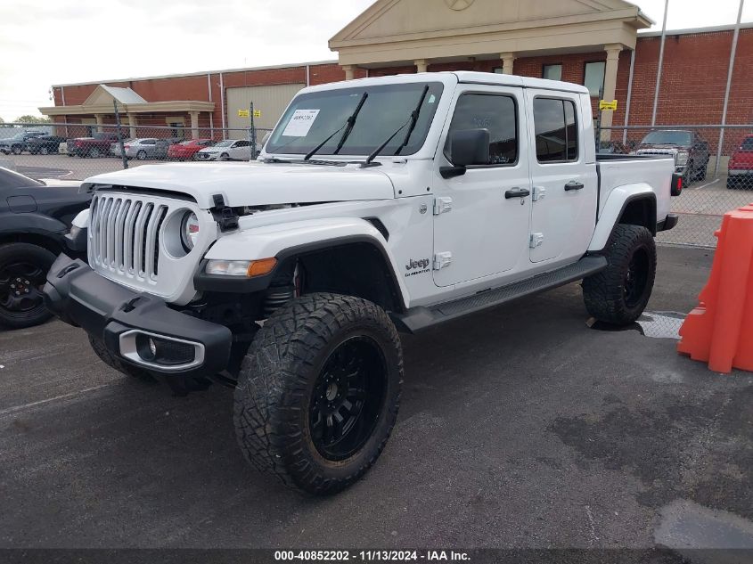 2021 Jeep Gladiator Overland 4X4 VIN: 1C6HJTFG5ML622076 Lot: 40852202