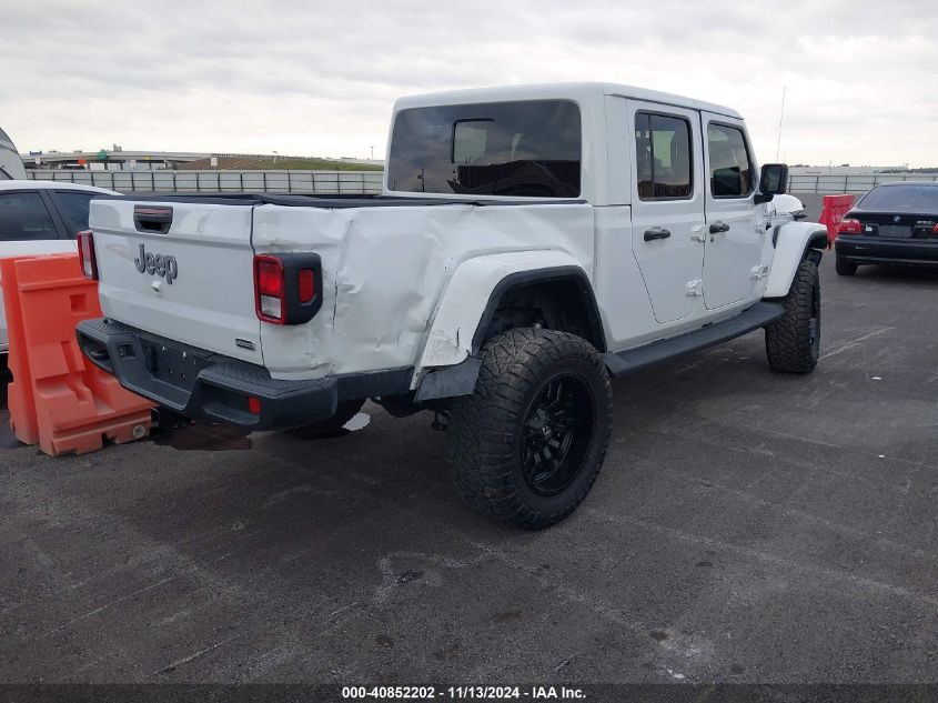 2021 Jeep Gladiator Overland 4X4 VIN: 1C6HJTFG5ML622076 Lot: 40852202