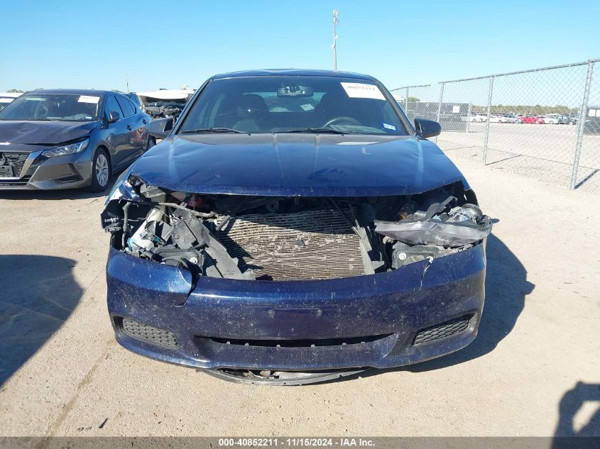 2013 Dodge Avenger Se VIN: 1C3CDZAB7DN652438 Lot: 40852211