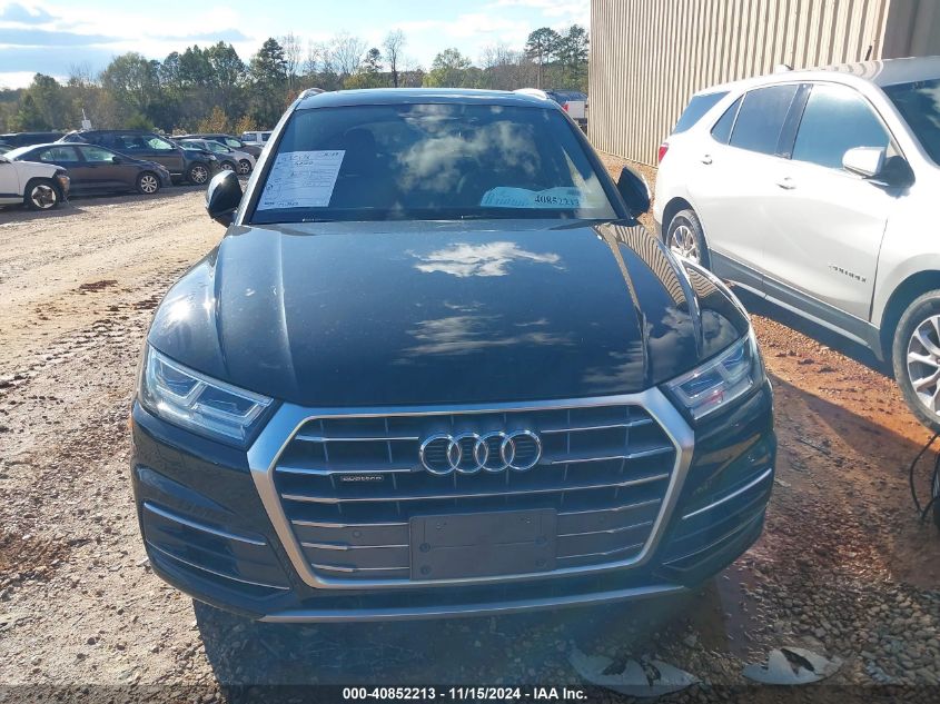 2018 Audi Q5 2.0T Premium/2.0T Tech Premium VIN: WA1BNAFY6J2134900 Lot: 40852213