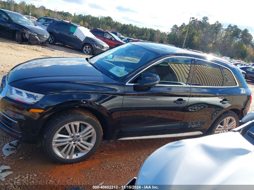 2018 Audi Q5 2.0T Premium/2.0T Tech Premium VIN: WA1BNAFY6J2134900 Lot: 40852213