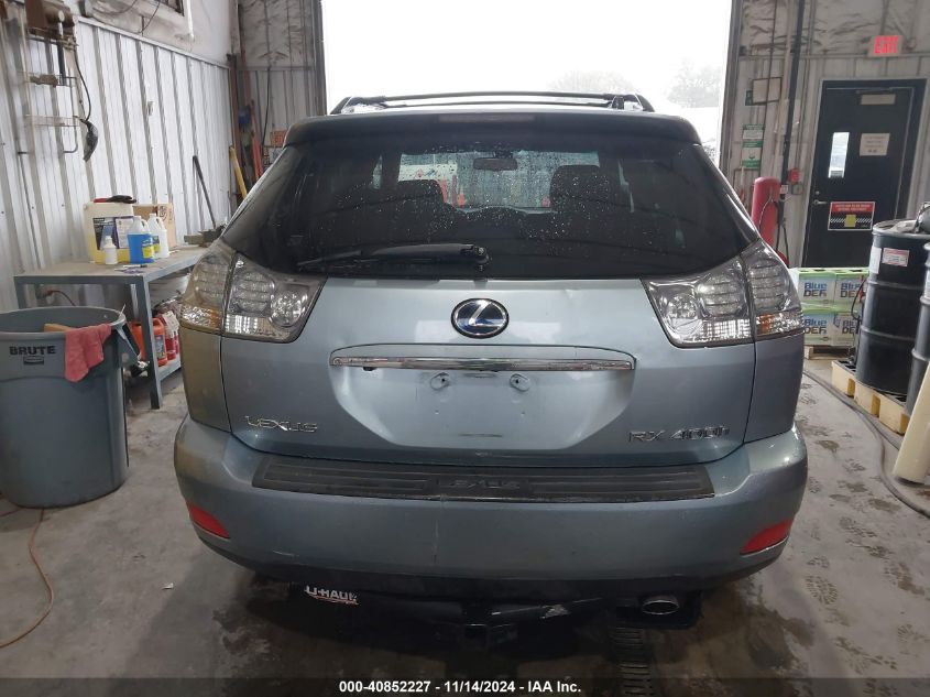 2008 Lexus Rx 400H VIN: JTJGW31U682009055 Lot: 40852227