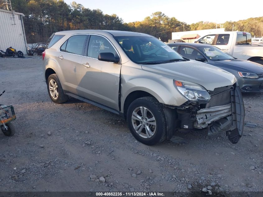 2016 Chevrolet Equinox Ls VIN: 2GNALBEK1G1187904 Lot: 40852235