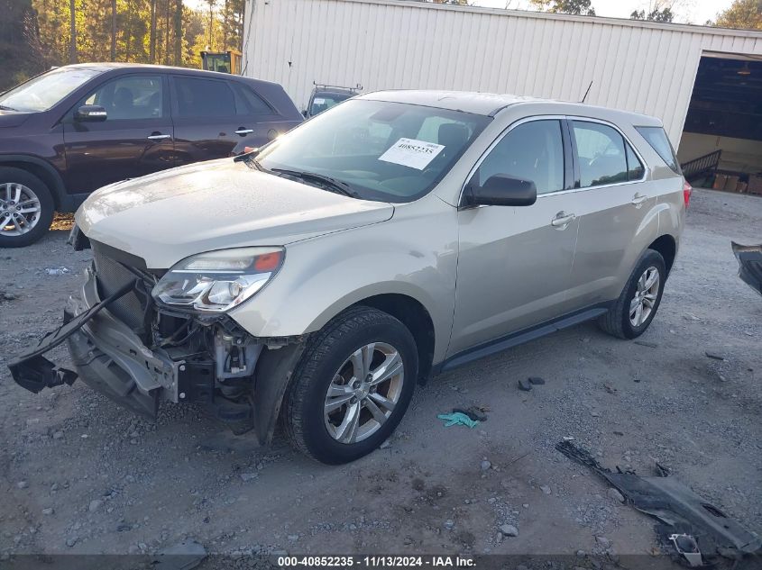 2016 Chevrolet Equinox Ls VIN: 2GNALBEK1G1187904 Lot: 40852235