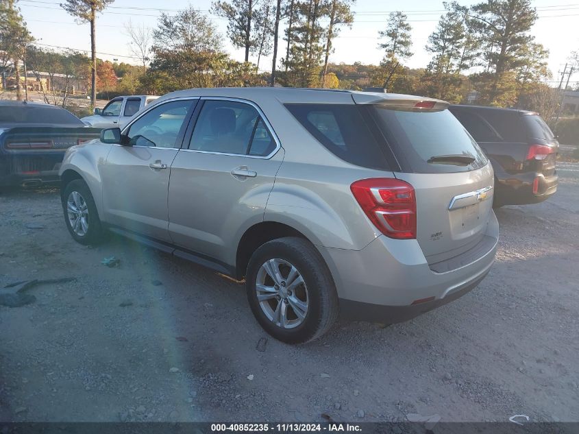 2016 Chevrolet Equinox Ls VIN: 2GNALBEK1G1187904 Lot: 40852235