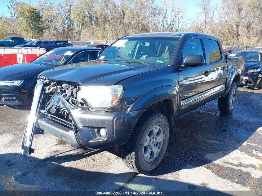 2013 Toyota Tacoma Double Cab Prerunner VIN: 3TMJU4GN4DM147734 Lot: 40852255