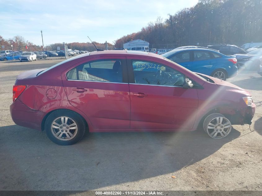 2014 Chevrolet Sonic Lt Auto VIN: 1G1JC5SG4E4126499 Lot: 40852260