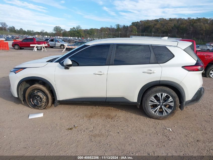 2022 Nissan Rogue Sv Fwd VIN: 5N1BT3BAXNC673127 Lot: 40852286