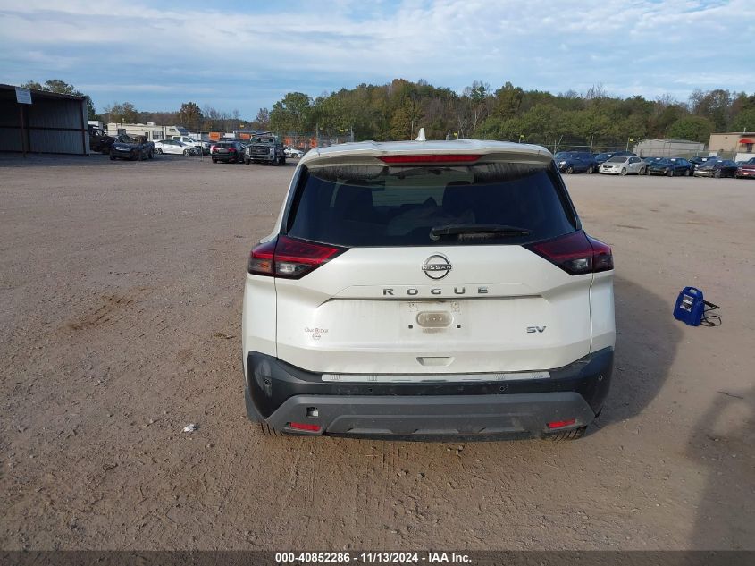 2022 Nissan Rogue Sv Fwd VIN: 5N1BT3BAXNC673127 Lot: 40852286