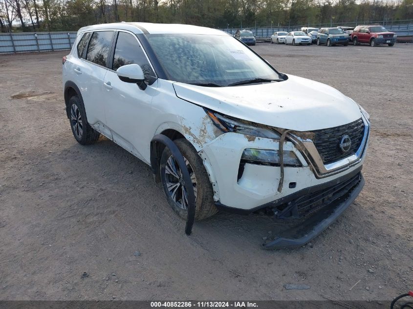 2022 Nissan Rogue Sv Fwd VIN: 5N1BT3BAXNC673127 Lot: 40852286