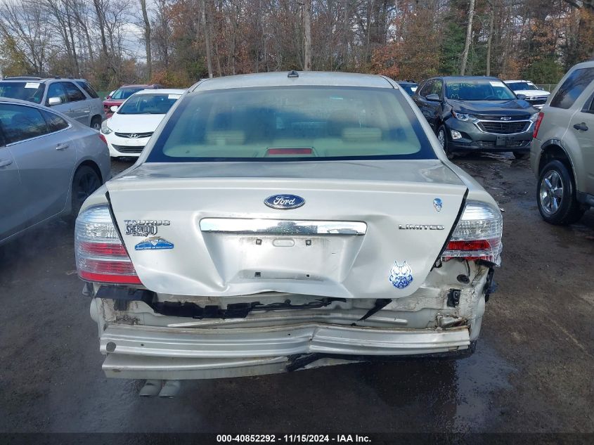 2008 Ford Taurus Limited VIN: 1FAHP25W98G139298 Lot: 40852292