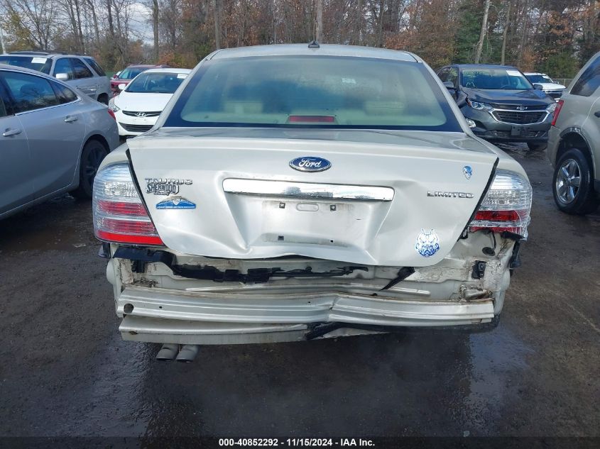 2008 Ford Taurus Limited VIN: 1FAHP25W98G139298 Lot: 40852292