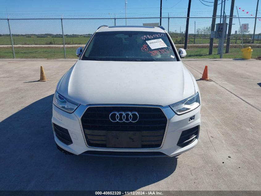 2016 Audi Q3 2.0T Premium Plus VIN: WA1BFCFSXGR011458 Lot: 40852320