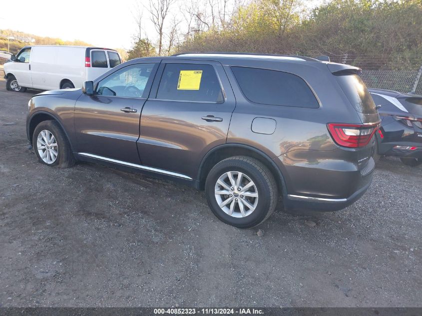 2015 Dodge Durango Sxt VIN: 1C4RDJAG6FC954224 Lot: 40852323