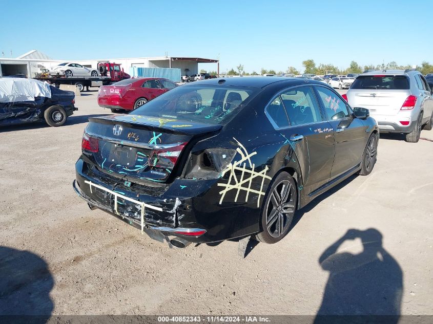 2016 Honda Accord Touring VIN: 1HGCR3F96GA006384 Lot: 40852343