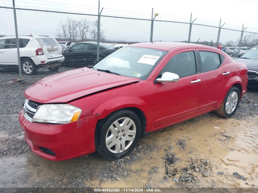 2013 Dodge Avenger Se VIN: 1C3CDZAB1DN590521 Lot: 40852360