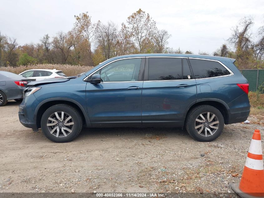 2019 Honda Pilot Ex VIN: 5FNYF6H3XKB073061 Lot: 40852366