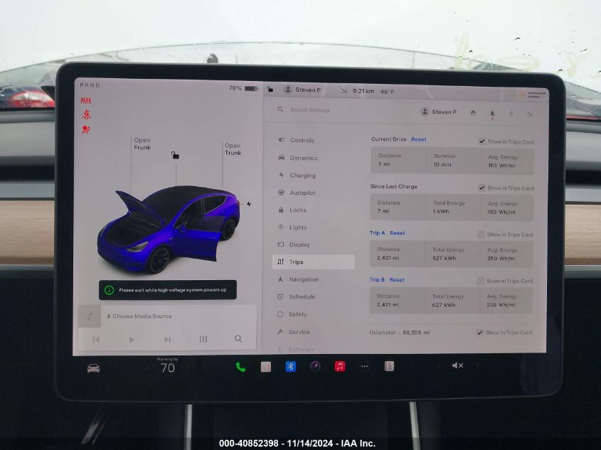 2020 Tesla Model Y Long Range Dual Motor All-Wheel Drive VIN: 5YJYGDEE5LF045726 Lot: 40852398