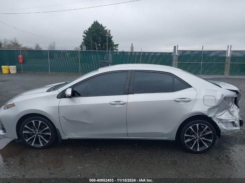 2019 Toyota Corolla Se VIN: 2T1BURHE3KC155037 Lot: 40852403