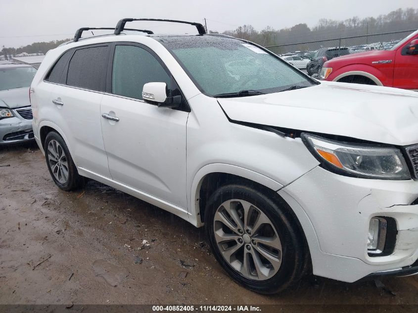 2015 Kia Sorento Sx V6 VIN: 5XYKW4A77FG577234 Lot: 40852405